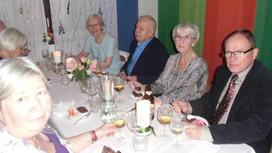 Till vä: Britt, Rigmor. Till hö: Siv, Sven, Gerd, Bengt-Åke